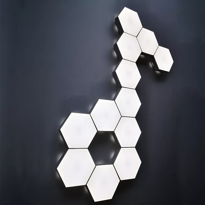 Enagua Mart 6PCS LED Honeycomb Wall Lamps - Smart Touch Sensor Hexagon Lights for DIY Decorative Lighting