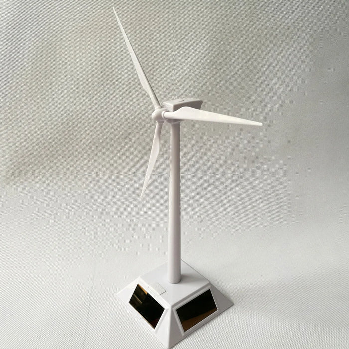 Enagua Mart Mini Solar Powered Driving Wind Turbine - Educational DIY Toy Model for Alternative Energy Learning