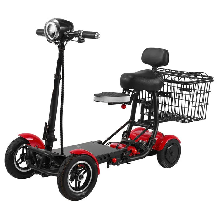 Enagua Mart Electric Mobility Scooter for Elderly - Foldable Four-Wheel Electric Car