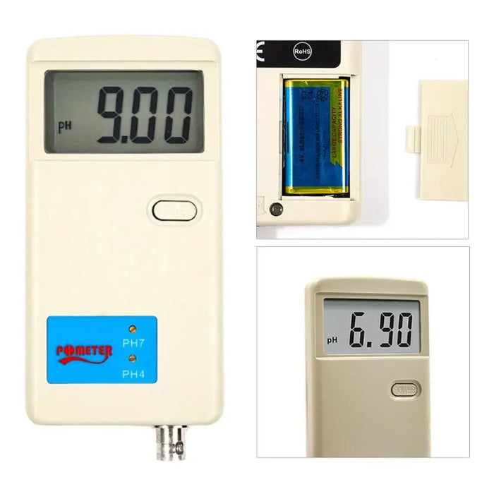 Enagua Mart pH 0.01 Quality Purity pH Meter - Digital Tester for Biology and Chemical Laboratories