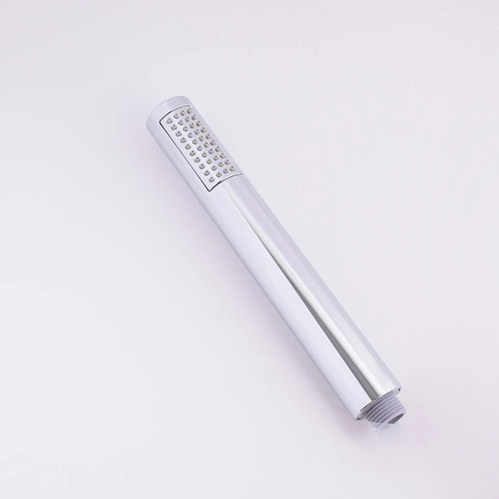 Enagua Mart Chrome Plated Slim Shower Head - Round Handheld Bath Rain Bathroom Accessory