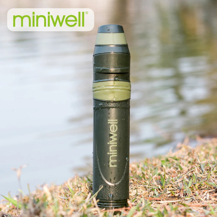 Enagua Mart Miniwell L600 Portable Water Filter Straw - Survival Gear for Camping, Hiking, and Emergency Use