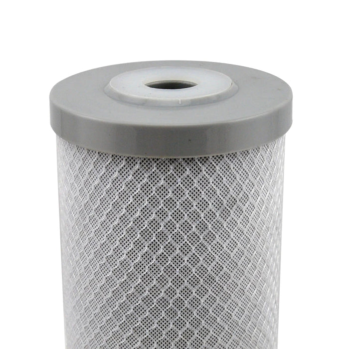Enagua Mart Coconut Shell Activated Carbon Block Water Filter Cartridge – 4.5" x 10" CTO for Water Purifiers