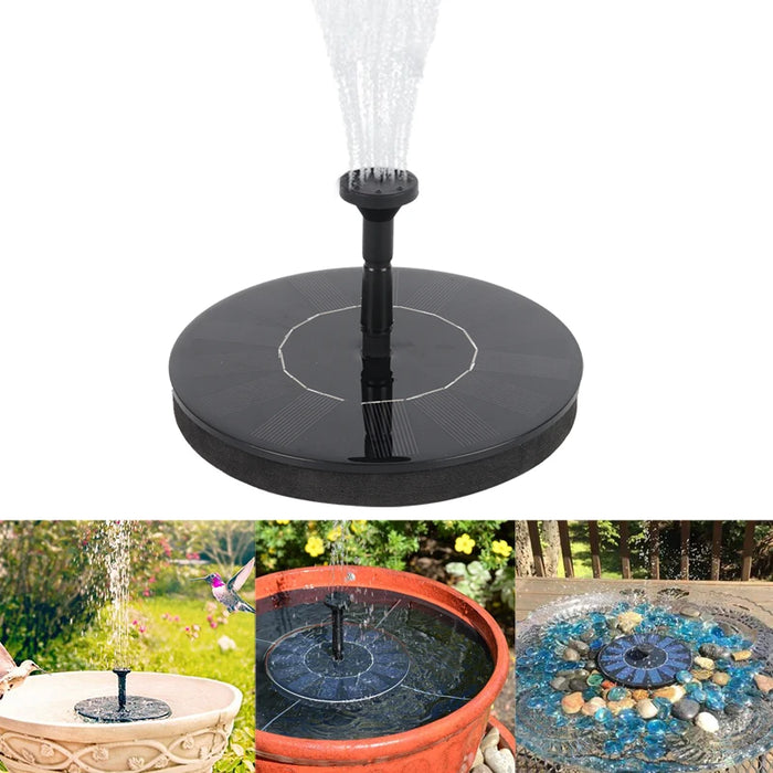 Enagua Mart Mini Solar Water Fountain Pump - Floating Solar-Powered Pump for Garden Pools, Ponds, and Bird Baths