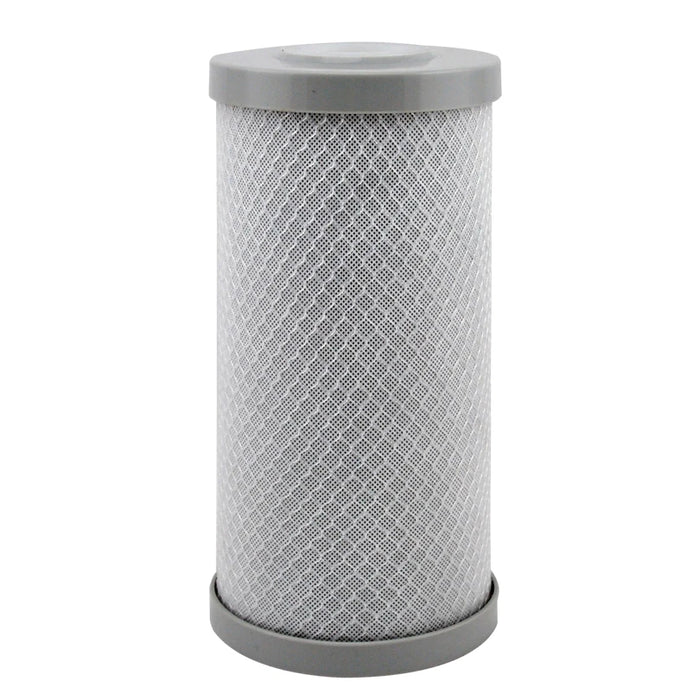 Enagua Mart Coconut Shell Activated Carbon Block Water Filter Cartridge – 4.5" x 10" CTO for Water Purifiers