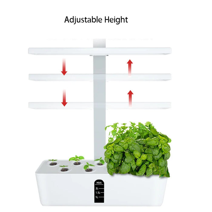 Enagua Mart Hydroponics Growing System - Indoor Smart Automatic Timer Garden Planter