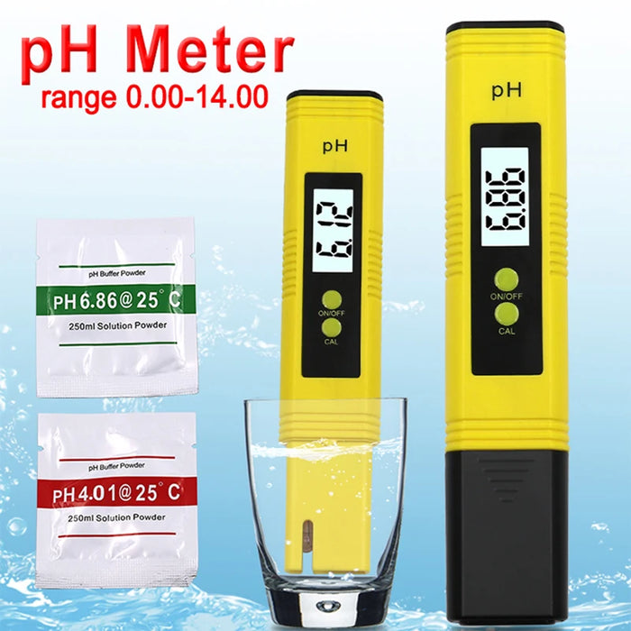 Enagua Mart pH Meter - High Precision Water Quality Tester with 0.01 Accuracy for Aquariums and Pools