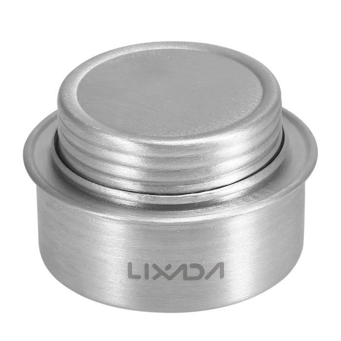 Enagua Mart Lixada Camping Stove - Ultralight Aluminum Alloy Alcohol Stove with Lid for Hiking, Picnics, and Outdoor Cooking