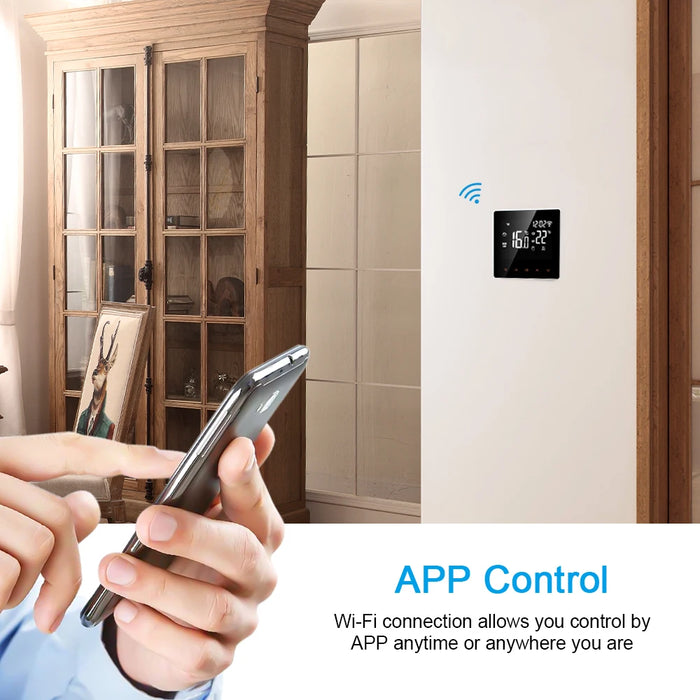 Enagua Mart Avatto Tuya Wi-Fi Smart Thermostat - Digital Temperature Controller for Electric Floor Heating and Boilers