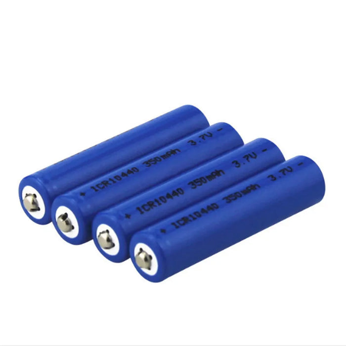 Enagua Mart 3.7V 10440 Lithium Battery - 350mAh AAA Rechargeable Battery for Flashlights and Toys