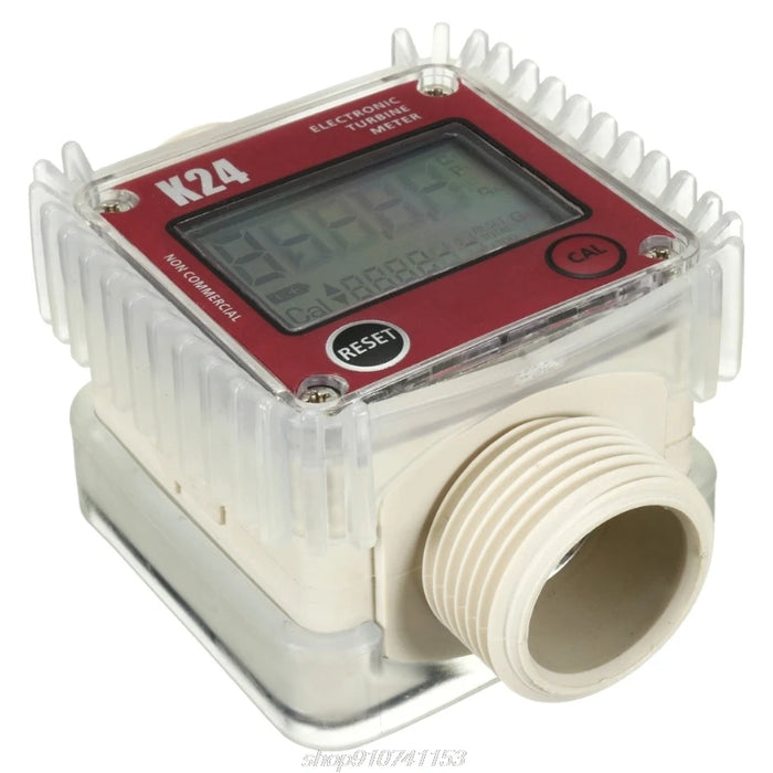 Enagua Mart K24 Digital LCD Flow Meter - Flow Tester for Chemicals, Water, and Sea Liquids