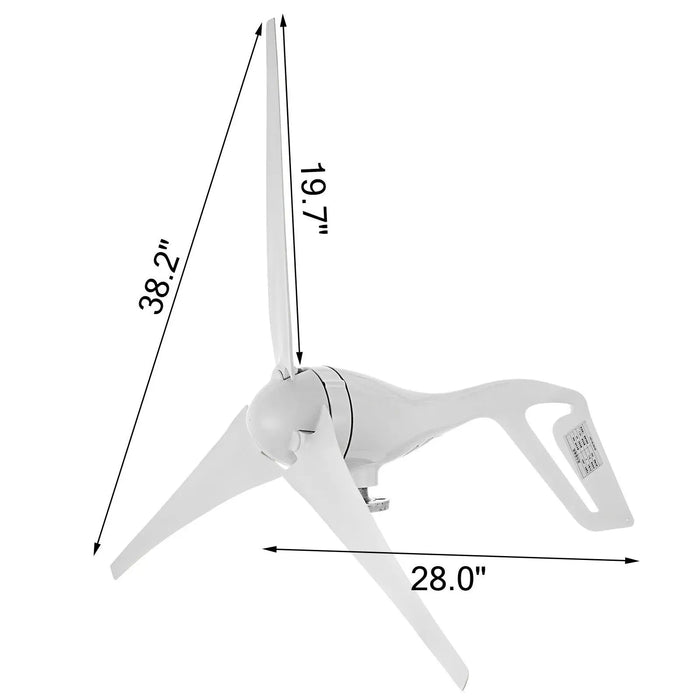 Enagua Mart 400W Wind Turbine with MPPT Controller - Home and RV Wind Power Generator