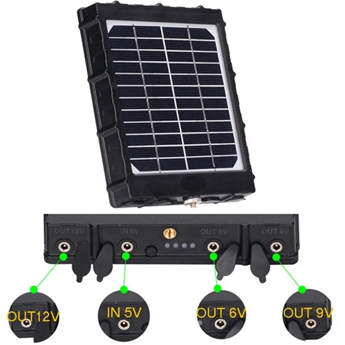 Enagua Mart 4G Solar Panel Kit - 6V/9V/12V Solar Charger with 8000mAh Capacity for Trail and Security Cameras