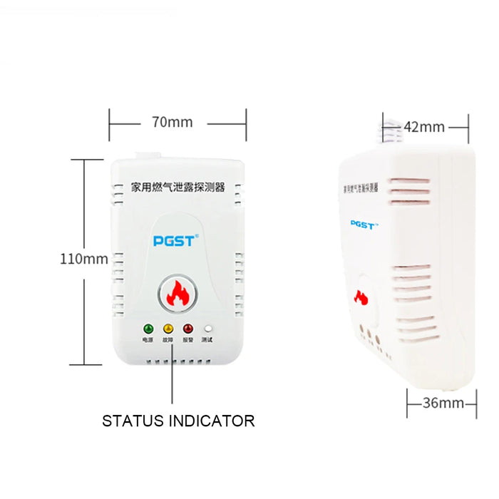 Enagua Mart PT-200 Intelligent Gas Alarm - Home Biogas & Natural Gas Methane Leak Detector