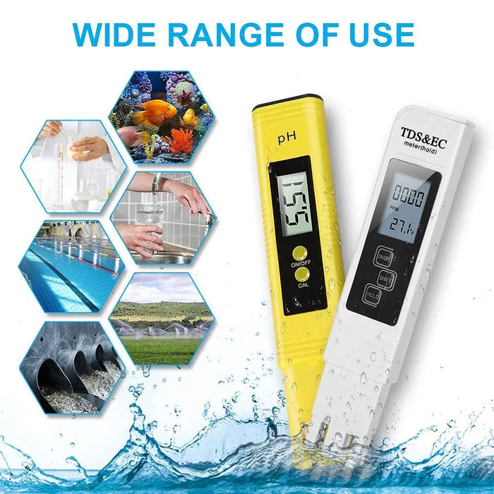 Enagua Mart TDS Meter - High Accuracy Digital Water Tester, 0-9990 PPM with LCD Display