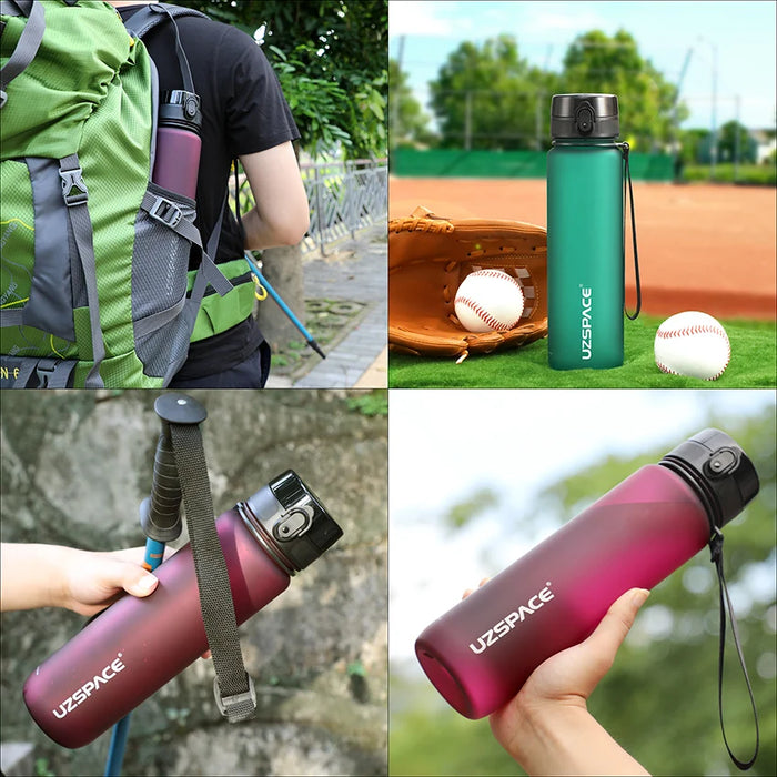 Enagua Mart Sports Water Bottle - Portable, Leakproof, Tritan Plastic