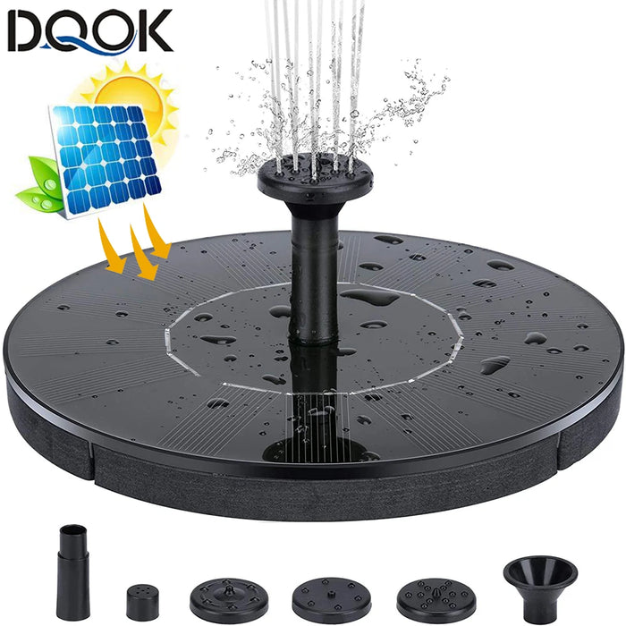 Enagua Mart Mini Solar Water Fountain - Pool & Pond Waterfall Decor