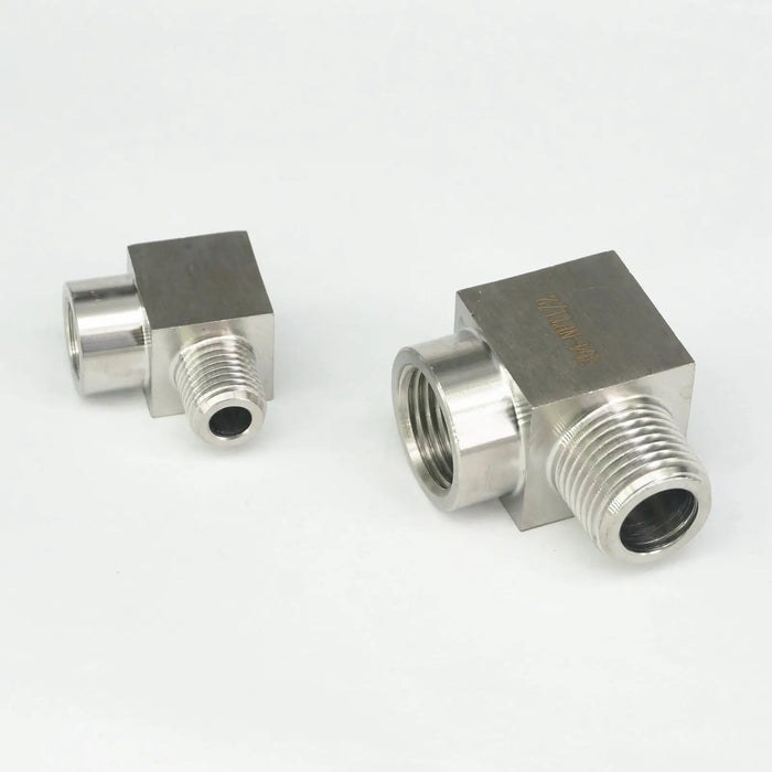 Enagua Mart 2800PSI 1/8" 1/4" 3/8" 1/2" NPT Female to Male Elbow Fitting - 304 Stainless Steel