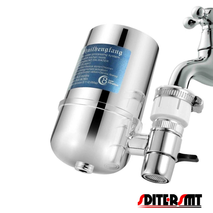 Enagua Mart Alkaline Home Faucet Filter Water Percolator - Remove Water Contaminants for Kitchen Accessories