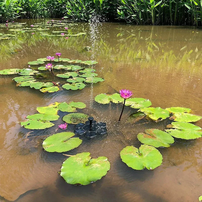 Enagua Mart Solar Fountain Pump Kit - Solar-Powered Bird Bath and Outdoor Watering Submersible Pump