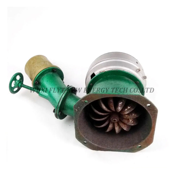 Enagua Mart 220V 500W Micro Hydro Water Turbine Generator - Full Copper Core Single Phase Generator