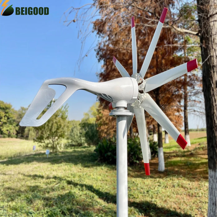 Enagua Mart 3KW Wind Power Generator - 3000W 12V/24V/48V Horizontal Wind Turbine with MPPT Controller for Home Use