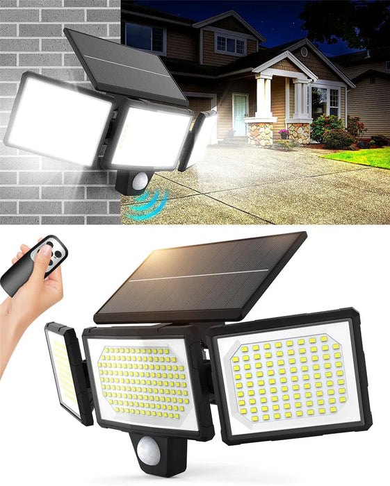 Enagua Mart 304 LED Solar Light Outdoor - Motion Sensor and IP65 Waterproof