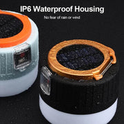 Enagua Mart Solar LED Camping Lantern - Waterproof, USB Rechargeable Power Bank for Outdoor Use - Enagua Mart