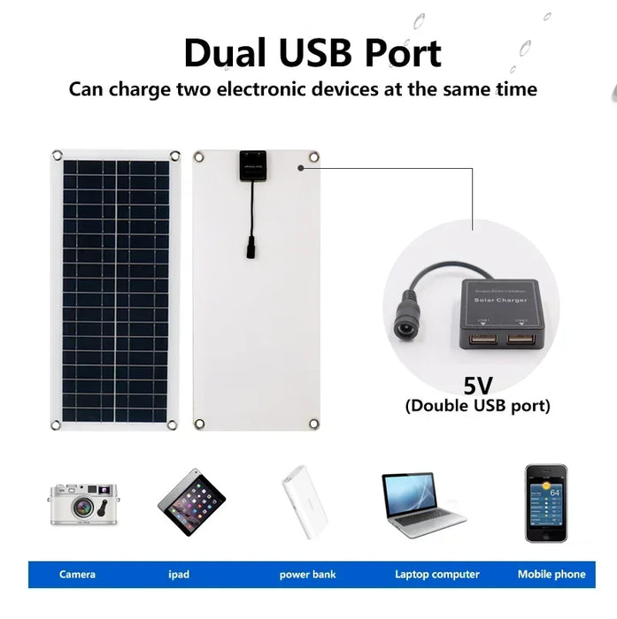 Enagua Mart 1000W Solar Panel Kit - 12V Solar Cell with 10A/100A Controller for Phones, RVs, Cars, Caravans, Home, and Camping