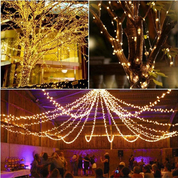 Enagua Mart Solar String Light - Outdoor Garden Fairy Twinkle LED Waterproof Lamp for Christmas Party