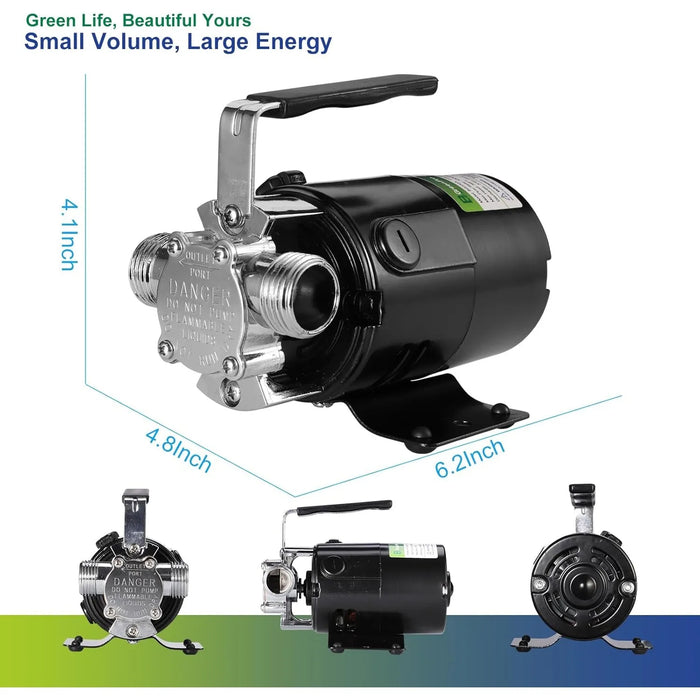 Enagua Mart Portable Water Transfer Pump - 330 Gallon Per Hour