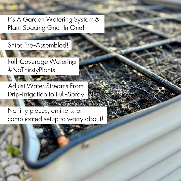 Enagua Mart Garden Drip Irrigation System - Preassembled Soaker Hose Kit