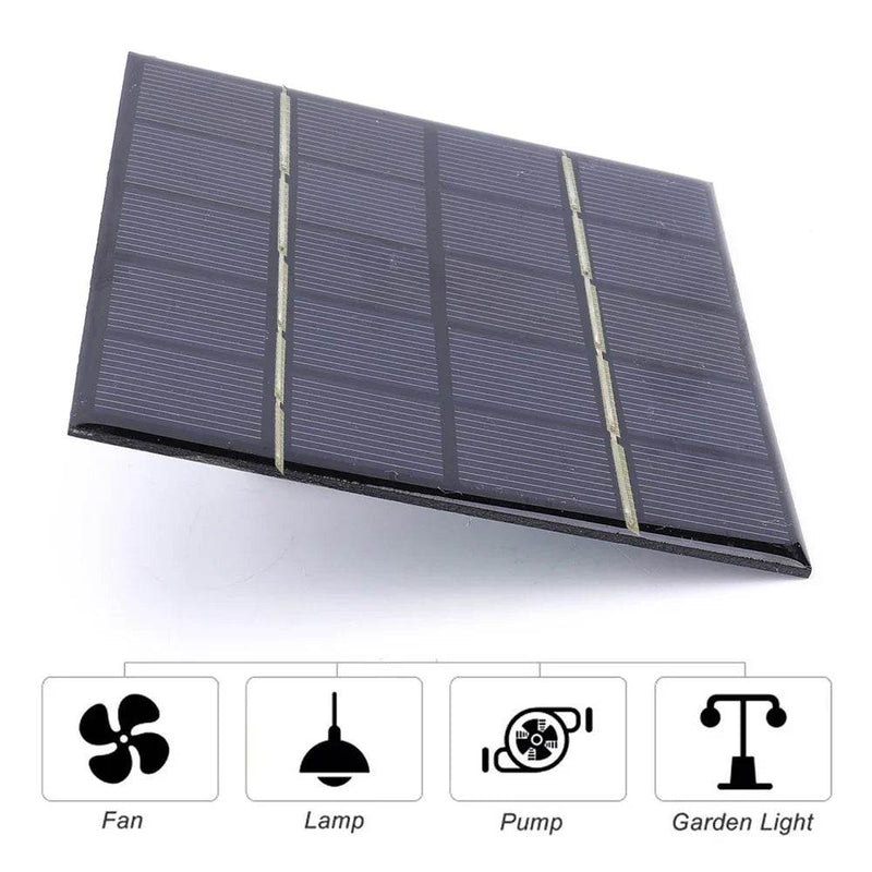 Enagua Mart 10W Waterproof Solar Panel - 5V/12V Outdoor DIY Polysilicon Solar Charger for Battery Charging - Enagua Mart