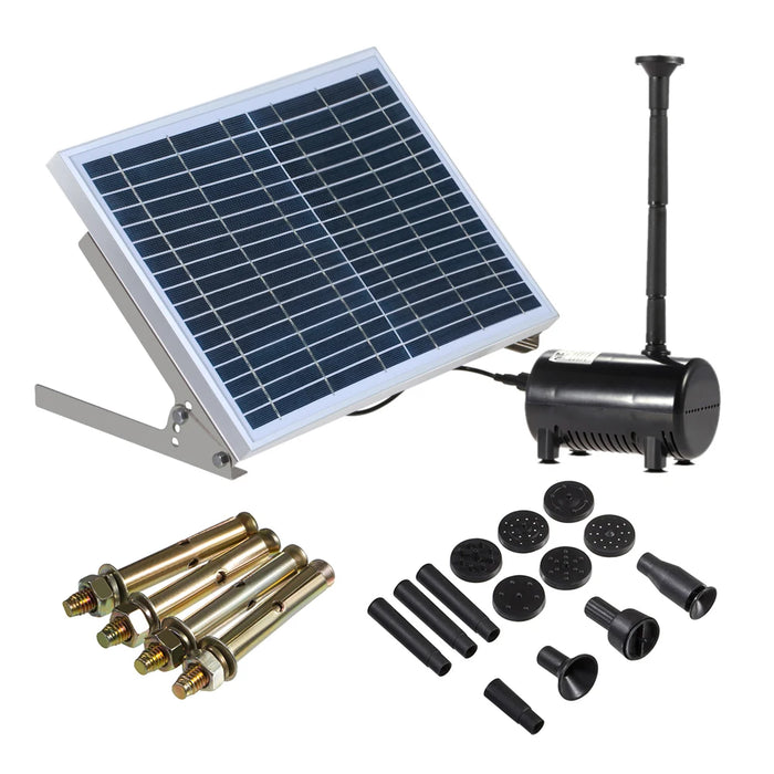 Enagua Mart 10W Solar Fountain Pump - Outdoor Garden Water Pump for Ponds, Pools, and Decorative Water Features