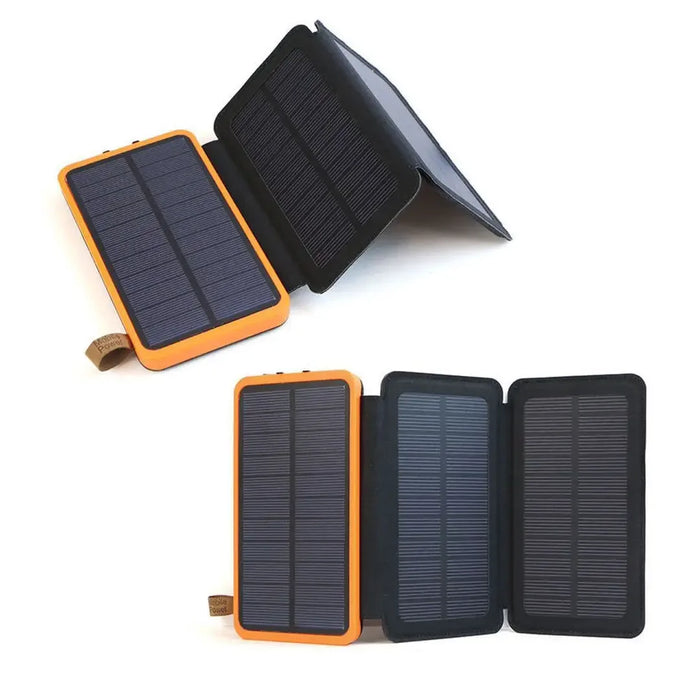 Enagua Mart 25000mAh Solar Power Bank - Large Capacity Waterproof Mobile Power Bank