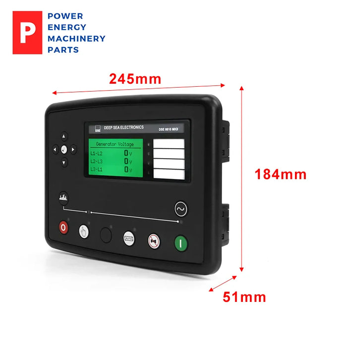 Enagua Mart Deep Sea DSE8610 MKII Generator Synchronizing Control Panel - Auto Start Load Share Controller