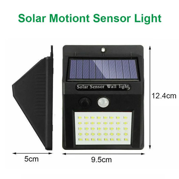 Enagua Mart LED Solar Light with PIR Motion Sensor - Waterproof Outdoor Garden Lighting