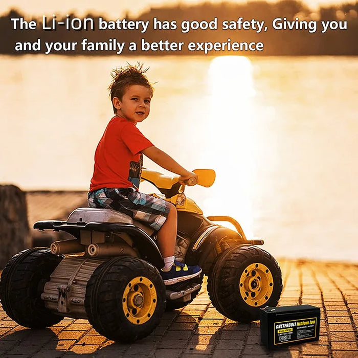 Enagua Mart 18650 12V Lithium Rechargeable Battery Pack - 20Ah/10Ah/8Ah/6Ah for Kids’ Electric Cars, Sprayers, and More