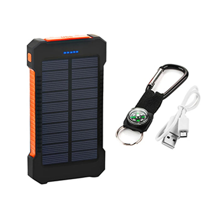 Enagua Mart Portable Power Bank 50000mAh - Solar Phone Charger for iPhone, Large Capacity LED Outdoor Travel Power Bank