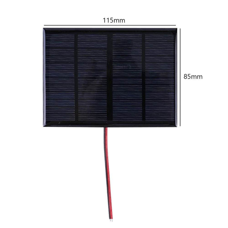 Enagua Mart 10W Waterproof Solar Panel - 5V/12V Outdoor DIY Polysilicon Solar Charger for Battery Charging - Enagua Mart