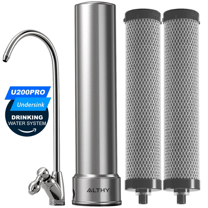 Enagua Mart Althy U200Pro Kitchen Under-Sink Water Filter – Reduces Bacteria, Metals, and Chlorine