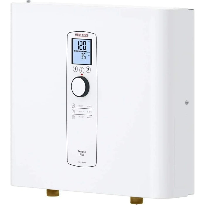 Enagua Mart Tempra 24 Plus Electric Tankless Water Heater - Eco White, On-Demand Hot Water, 20.3kW