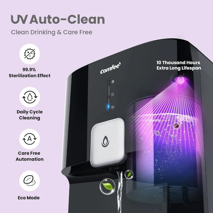 Enagua Mart Bottleless Water Dispenser - UV Self-Cleaning with 3 Temperature Settings