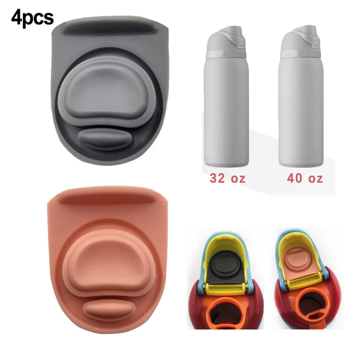 Enagua Mart 4pcs Stopper Replacement for Owala FreeSip Water Bottle - Leak-Proof Silicone Gasket Accessories