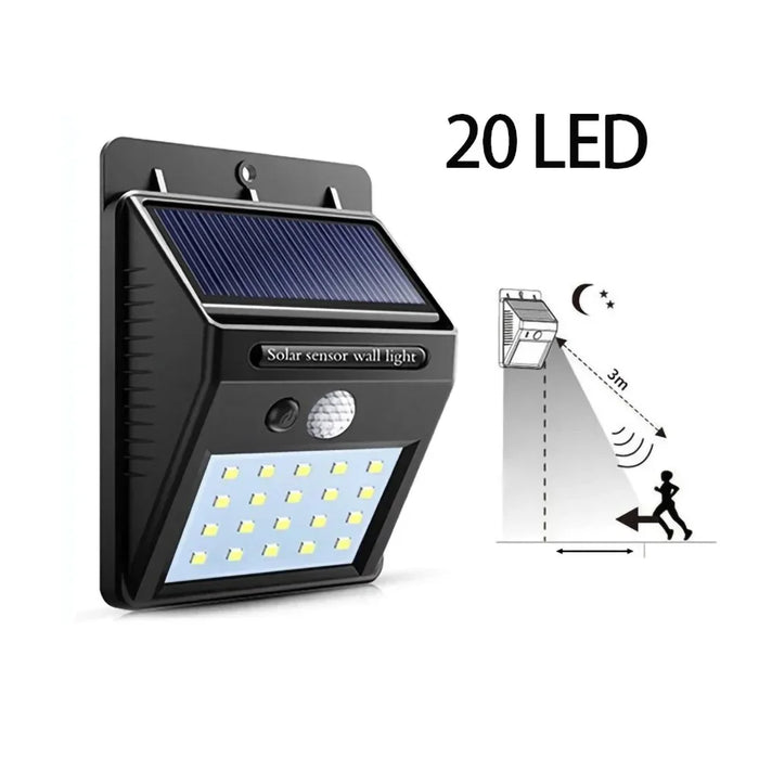 Enagua Mart LED Solar Light - Wireless Motion Sensor Waterproof Outdoor Garden Spotlights