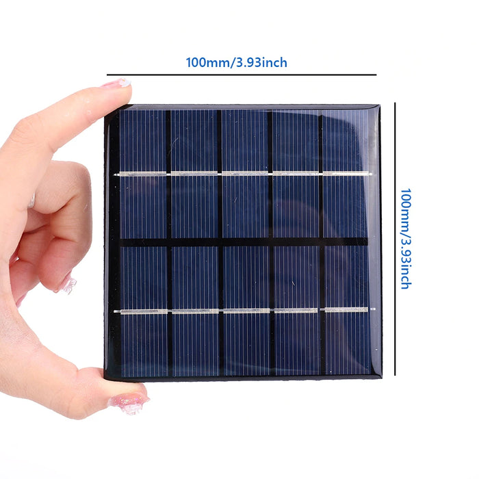 Enagua Mart 5W Solar Panel - USB Output Polycrystalline Outdoor Solar Panel for Mobile Power Supply