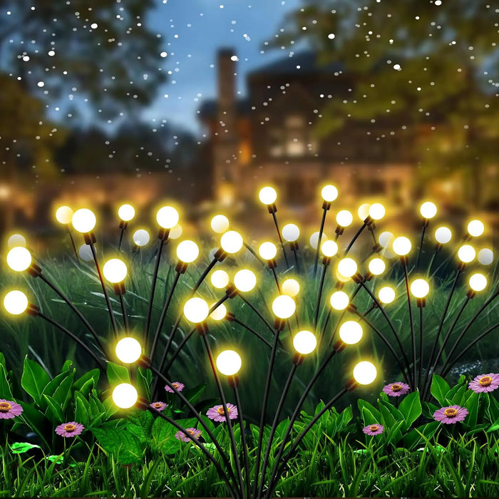 Enagua Mart 10 LED Solar Garden Lights - Firefly Waterproof Outdoor Lights