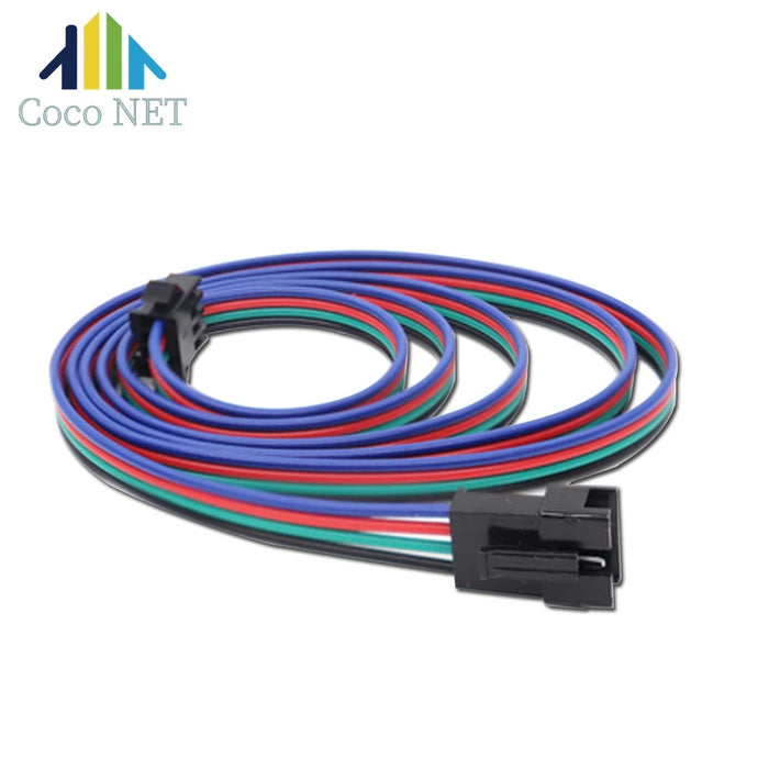 Enagua Mart JST LED Connector Extension Cable - 2/3/4/5 Pin Double-Ended Plug for RGB/RGBWW LED Strips