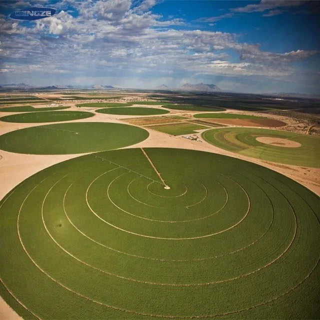 Enagua Mart Solar Powered Center Pivot Irrigation System - Farm Sprinkler with End Sprinkler