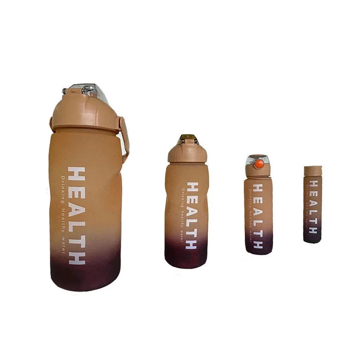 Enagua Mart 4-Piece Set of Gradient Color Water Bottles